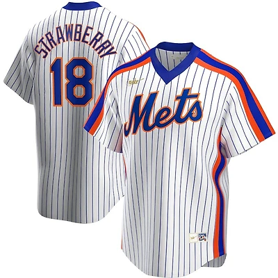 New York Mets Darryl Strawberry Nike White Home Cooperstown Collection Player Jersey