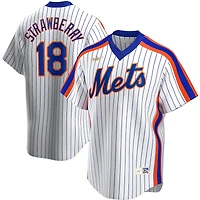 New York Mets Darryl Strawberry Nike White Home Cooperstown Collection Player Jersey