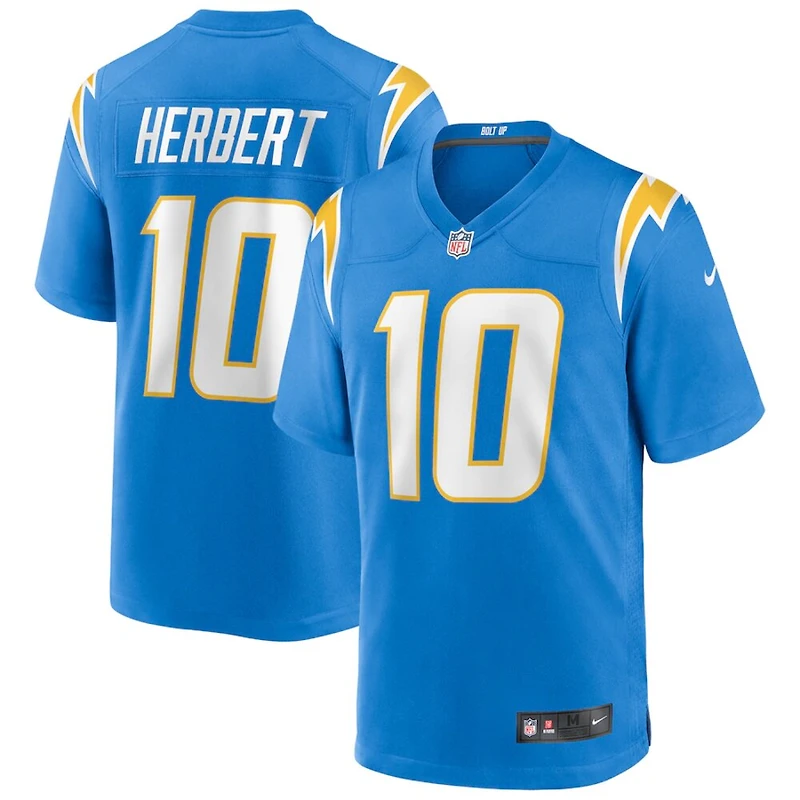 Los Angeles Chargers Justin Herbert Nike Powder Blue NFL Game Jersey