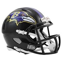 Baltimore Ravens Black Riddell Speed Mini Helmet
