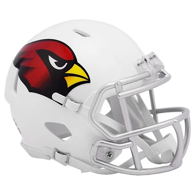 Arizona Cardinals White Riddell Speed Mini Helmet