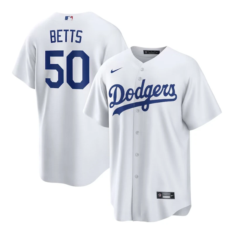 Los Angeles Dodgers Mookie Betts Nike Home White Jersey