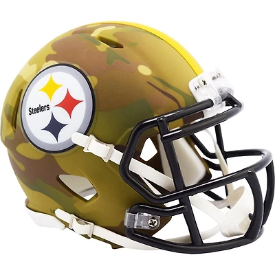 Pittsburgh Steelers Camo Alternate Riddell Speed Mini Helmet