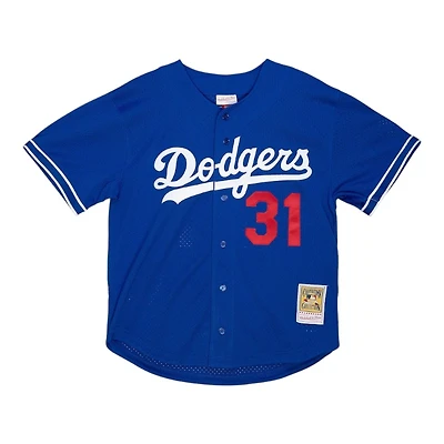 Los Angeles Dodgers Mike Piazza Mitchell & Ness Cooperstown Collection 1997 Authentic Mesh Batting Practice Jersey