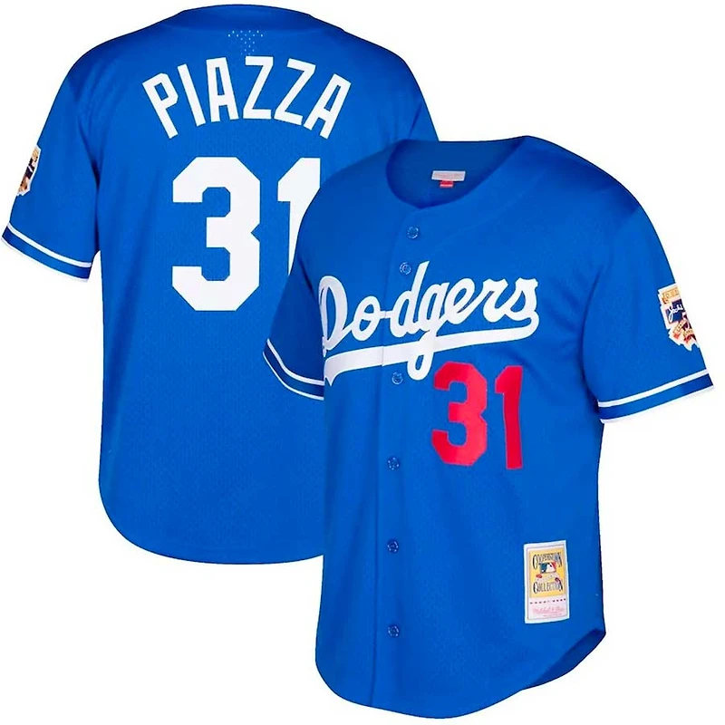 Los Angeles Dodgers Mike Piazza Mitchell & Ness Cooperstown Collection 1997 Authentic Mesh Batting Practice Jersey