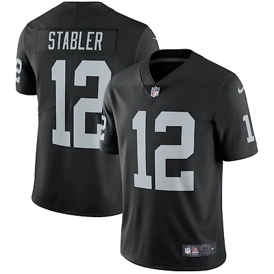 Las Vegas Raiders Ken Stabler Nike Black Retired Player Vapor F.U.S.E Untouchable Limited Throwback Jersey