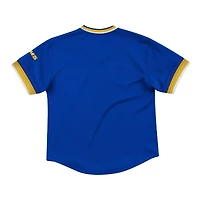 Los Angeles Rams Mitchell & Ness Special Script Mesh V-Neck Shirt