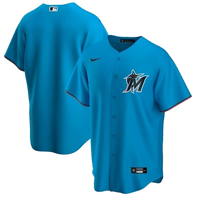 Miami Marlins Nike Blue Alternate 2020 Official Replica Team Jersey
