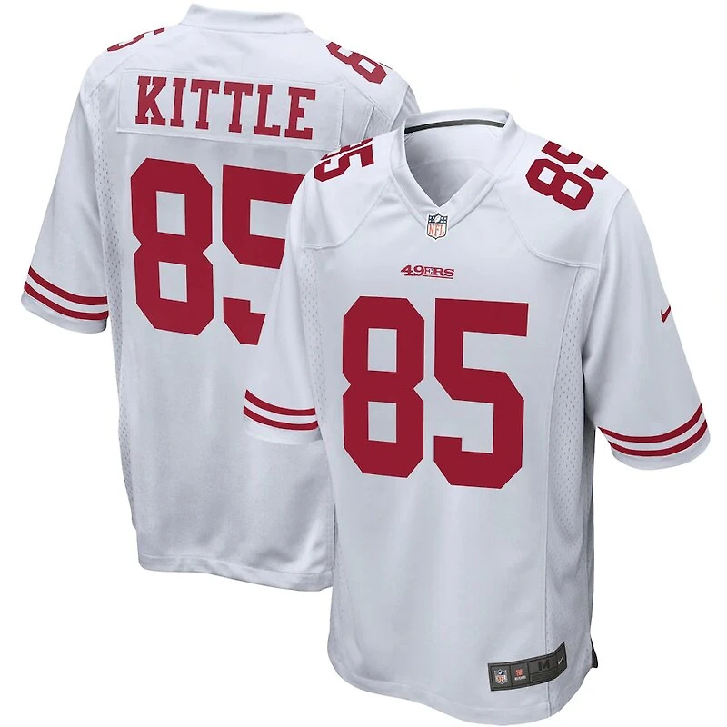 San Francisco 49ers George Kittle Nike White Game Jersey