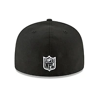 Dallas Cowboys Black and White New Era 59FIFTY Fitted Hat