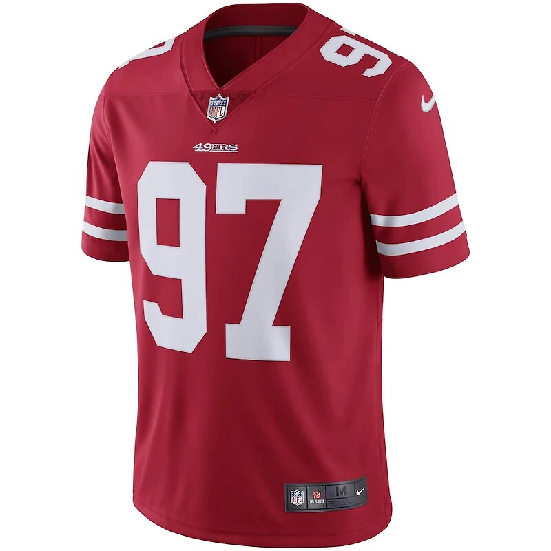 San Francisco 49ers Nick Bosa Nike Scarlet Red Vapor F.U.S.E Limited Jersey