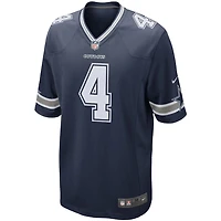 Dallas Cowboys Dak Prescott Nike Navy Team Game Jersey