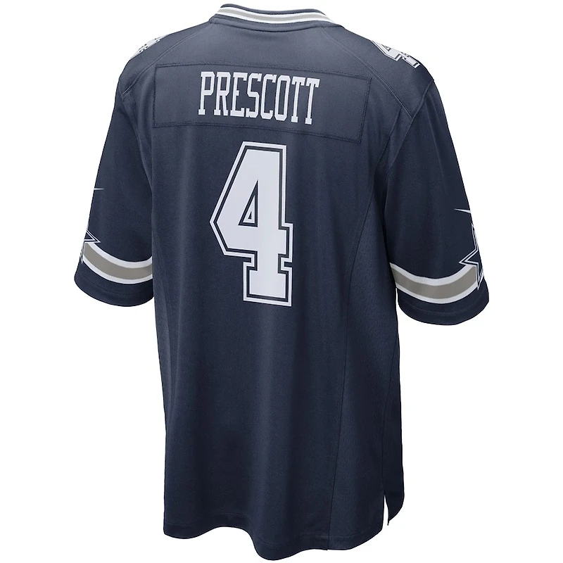 Dallas Cowboys Dak Prescott Nike Navy Team Game Jersey