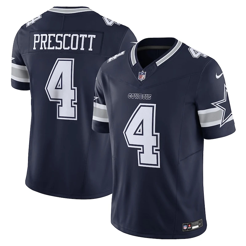 Dallas Cowboys Dak Prescott Nike Navy Vapor F.U.S.E Limited Jersey