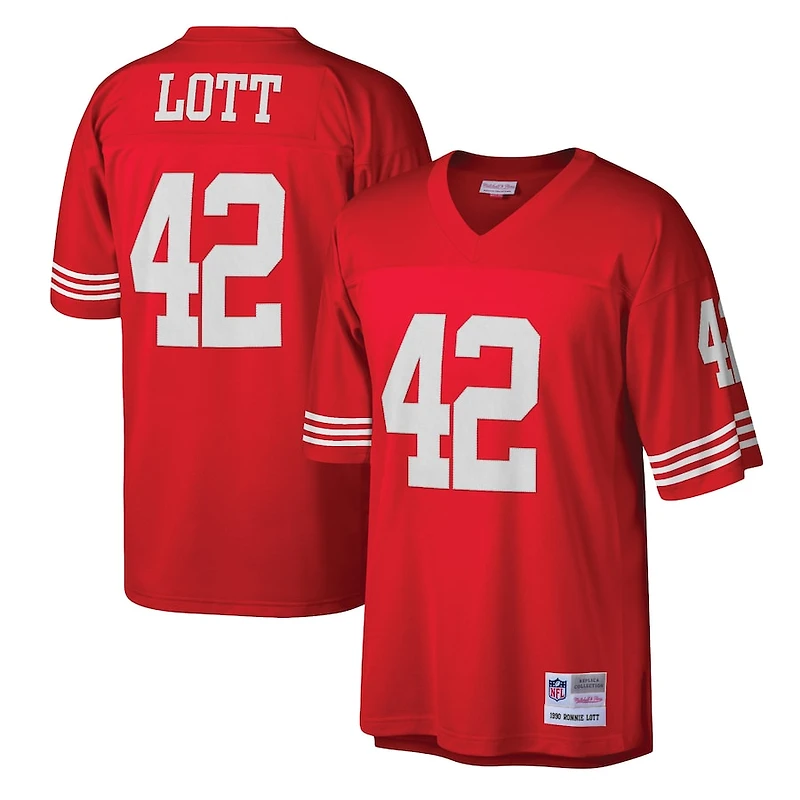 San Francisco Ronnie Lott 49ers Mitchell & Ness Legacy Replica Red Jersey