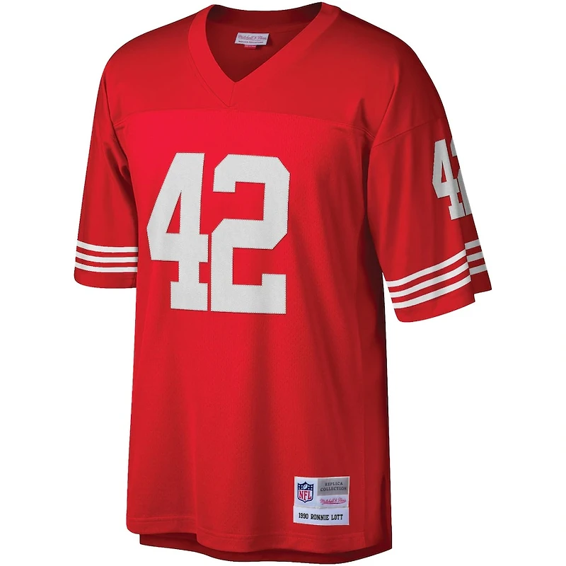 San Francisco Ronnie Lott 49ers Mitchell & Ness Legacy Replica Red Jersey