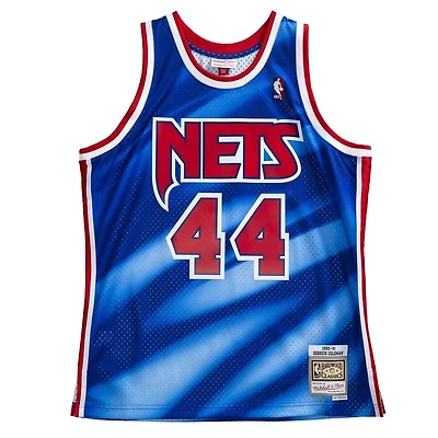 New Jersey Nets Derrick Coleman Mitchell & Ness 1990-91 Hardwood Classics Swingman Royal Blue