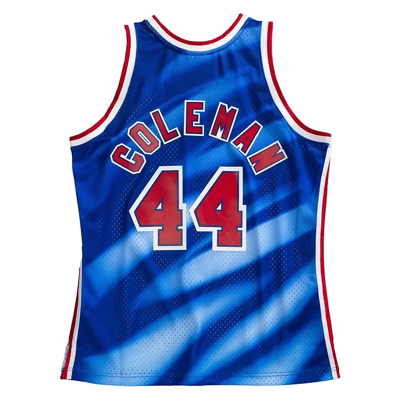 New Jersey Nets Derrick Coleman Mitchell & Ness 1990-91 Hardwood Classics Swingman Royal Blue