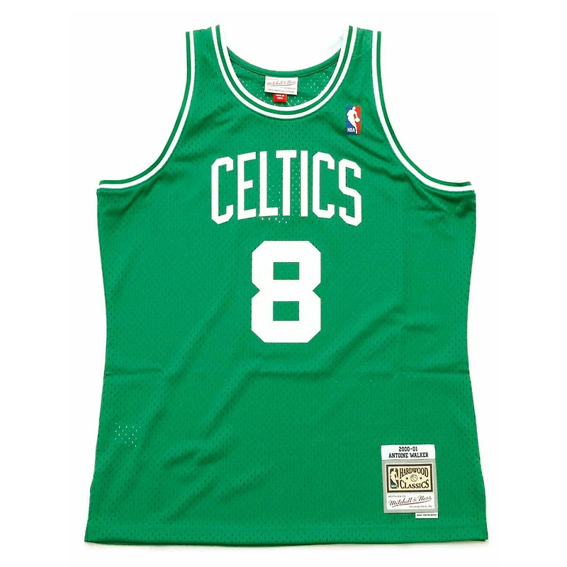 Boston Celtics Antoine Walker Mitchell & Ness 2000-01 Hardwood Classics Swingman Green Jersey