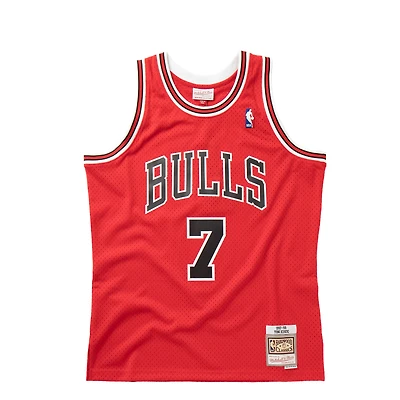 Chicago Bulls Toni Kukoc Mitchell & Ness 1997-98 Hardwood Classics Swingman Red Jersey