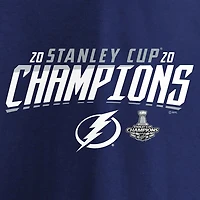 Tampa Bay Lightning Blue 2020 Stanley Cup Champions Top Line T-Shirt