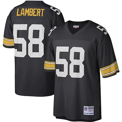 Pittsburgh Steelers Jack Lambert Mitchell & Ness Black Legacy Jersey