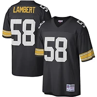 Pittsburgh Steelers Jack Lambert Mitchell & Ness Black Legacy Jersey