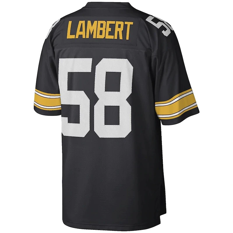 Pittsburgh Steelers Jack Lambert Mitchell & Ness Black Legacy Jersey