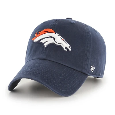 Denver Broncos 47 Clean Up Adjustable Navy Hat