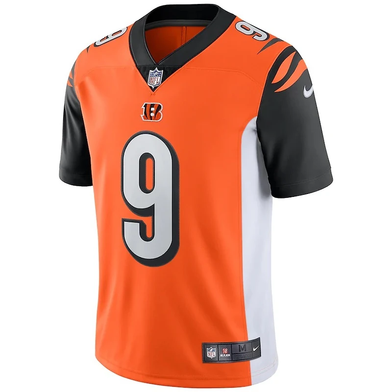 Cincinnati Bengals Joe Burrow Nike Orange Vapor F.U.S.E Limited Jersey