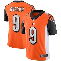 Cincinnati Bengals Joe Burrow Nike Orange Vapor F.U.S.E Limited Jersey