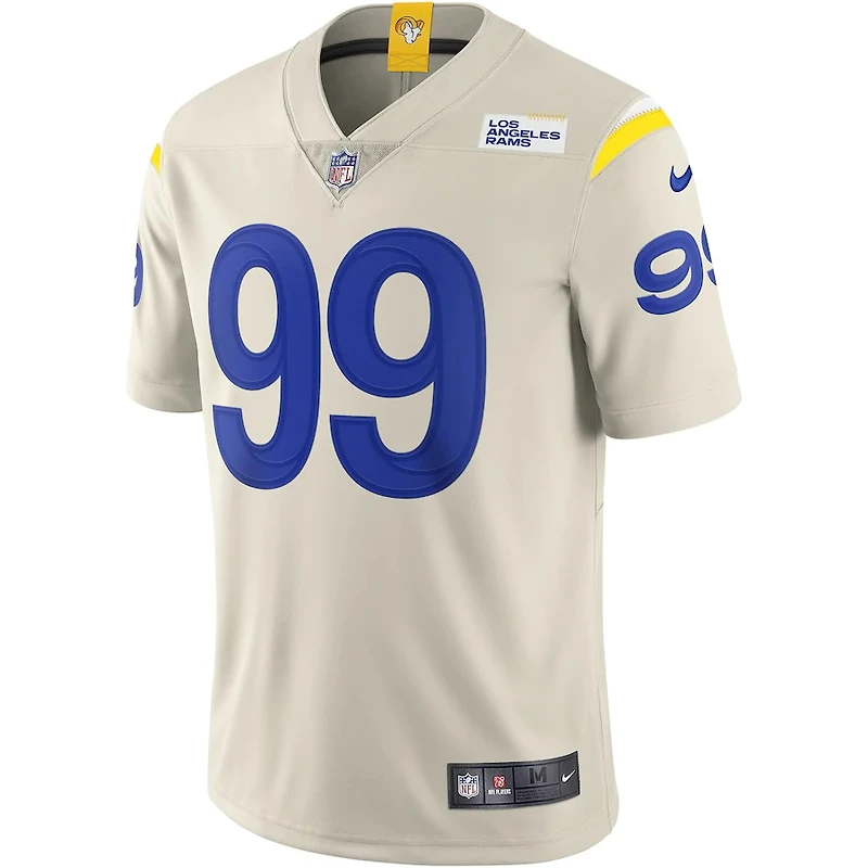 Los Angeles Rams Aaron Donald Nike Bone Vapor F.U.S.E Limited Jersey