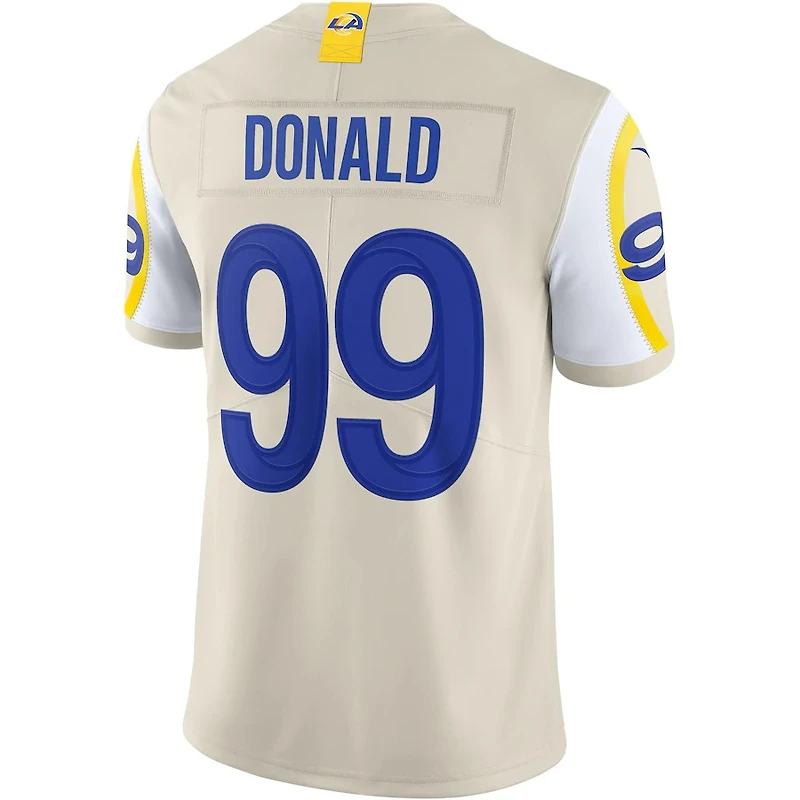 Los Angeles Rams Aaron Donald Nike Bone Vapor F.U.S.E Limited Jersey