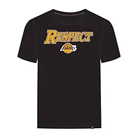 Los Angeles Lakers Black 47 Brand Respect T-Shirt