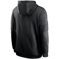 Jacksonville Jaguars Nike Black 2020 Crucial Catch Sideline Performance Pullover Hoodie
