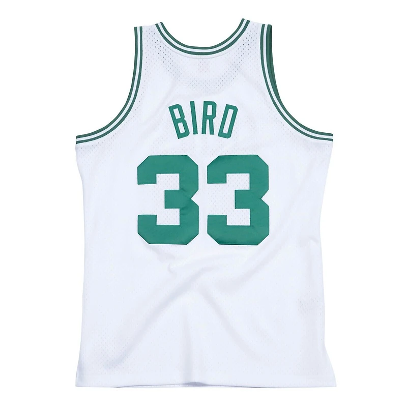 Boston Celtics Larry Bird Mitchell & Ness 1985-86 Hardwood Classics Swingman White Jersey