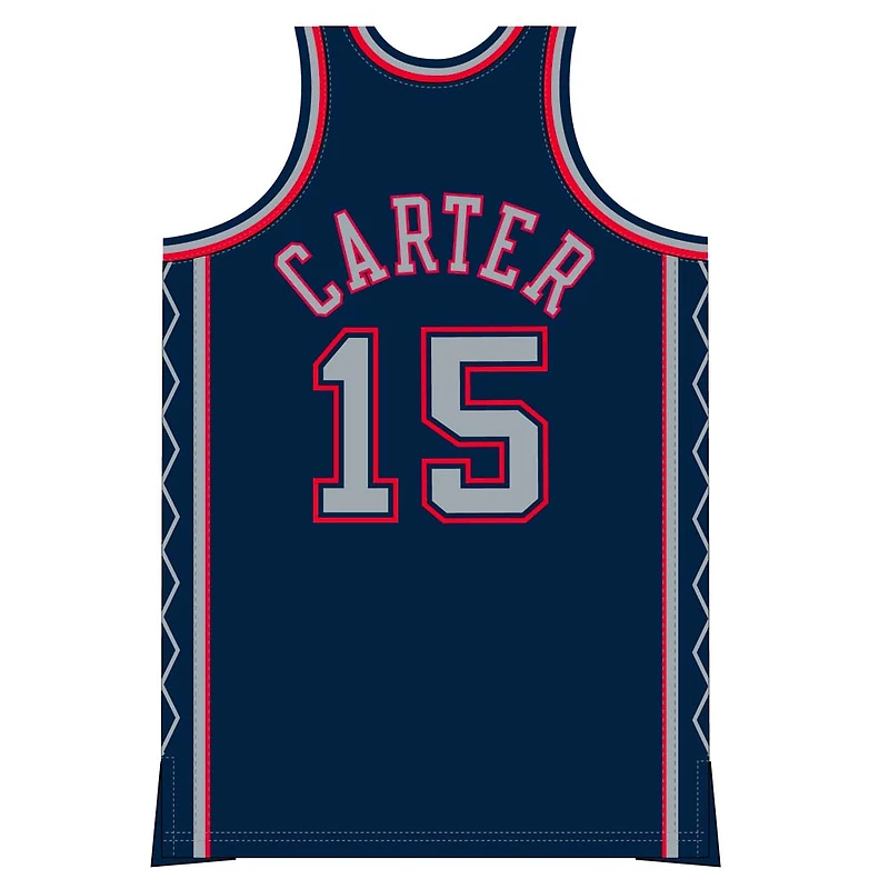 New Jersey Nets Vince Carter Mitchell & Ness 2006-07 Hardwood Classics Swingman Navy