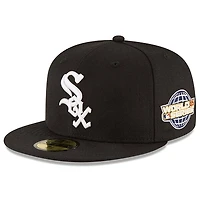 Chicago White Sox 2005 World Series Side Patch 59FIFTY Black Fitted Hat