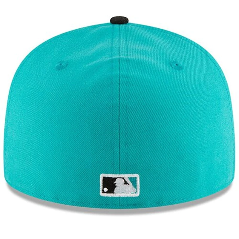 Florida Marlins 1997 World Series Side Patch 59FIFTY Aqua Fitted Hat