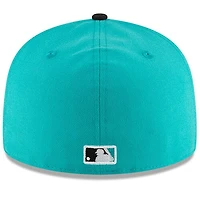 Florida Marlins 1997 World Series Side Patch 59FIFTY Aqua Fitted Hat
