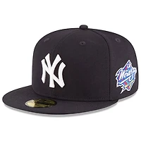 New York Yankees 1998 World Series Side Patch 59FIFTY Navy Fitted Hat