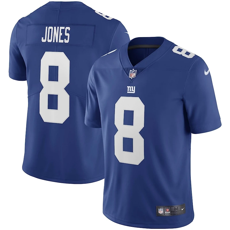 New York Giants Daniel Jones Nike Vapor F.U.S.E Limited Rush Blue Jersey