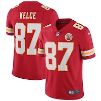 Kansas City Chiefs Travis Kelce Nike Vapor F.U.S.E Untouchable Limited Red Jersey