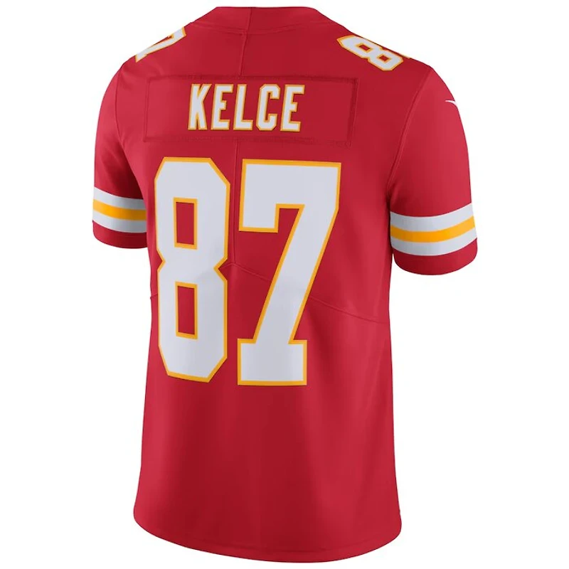 Kansas City Chiefs Travis Kelce Nike Vapor F.U.S.E Untouchable Limited Red Jersey