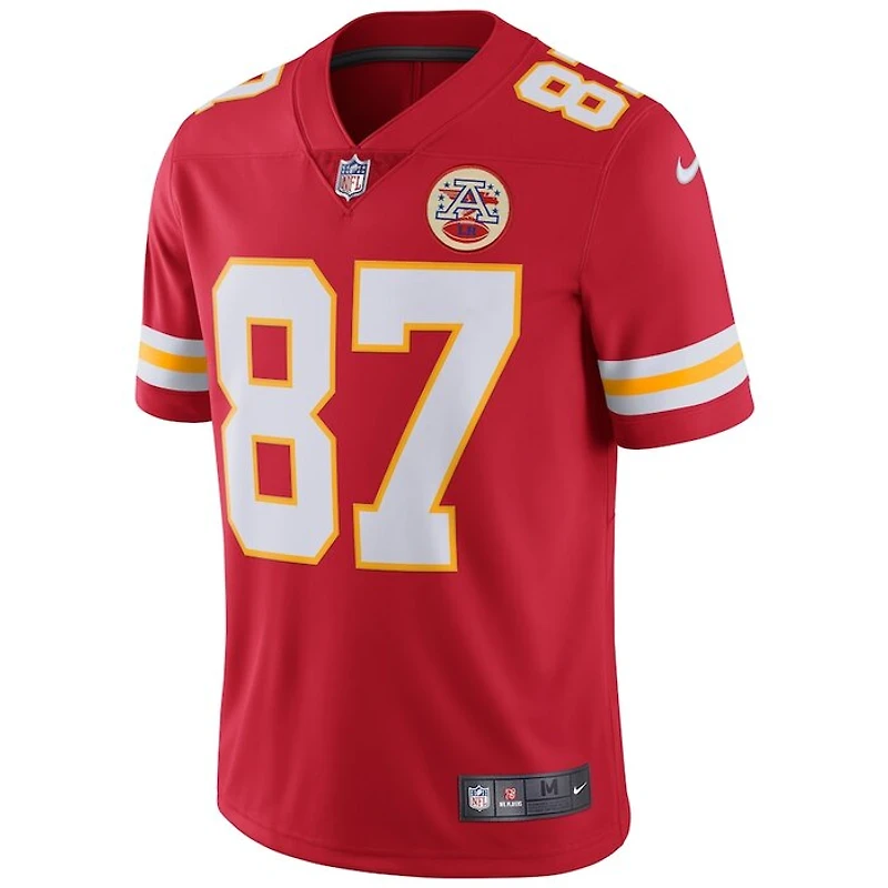 Kansas City Chiefs Travis Kelce Nike Vapor F.U.S.E Untouchable Limited Red Jersey