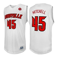 Donovan Mitchell Louisville Cardinals Original Retro Brand College Replica White Jersey