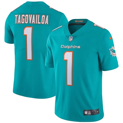 Miami Dolphins Tua Tagovailoa Vapor F.U.S.E Untouchable Limited Aqua Jersey