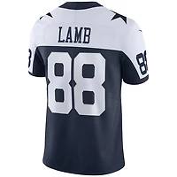 Dallas Cowboys CeeDee Lamb Nike Alternate Vapor F.U.S.E Limited Navy Jersey