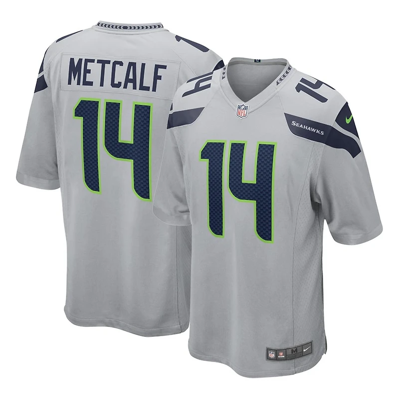 Seattle Seahawks D.K. Metcalf Nike Gray Game Jersey