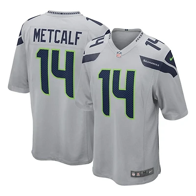Seattle Seahawks D.K. Metcalf Nike Gray Game Jersey
